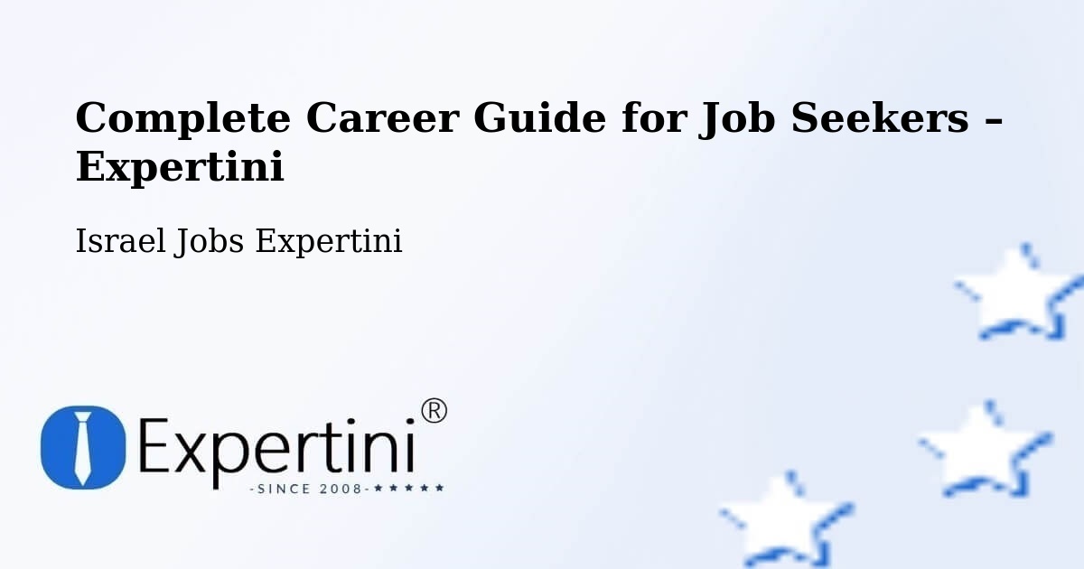 Career Guide for Job Seekers – Lod - Lod, Israel Jobs Expertini