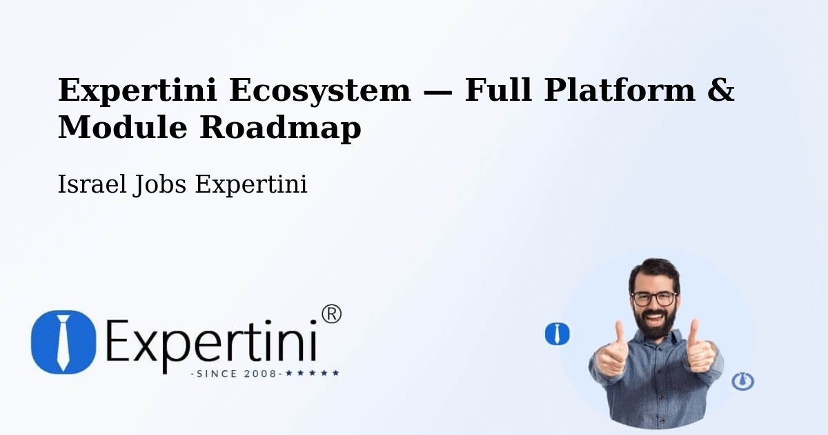 Expertini Ecosystem — Full Platform & Module Roadmap – Lod