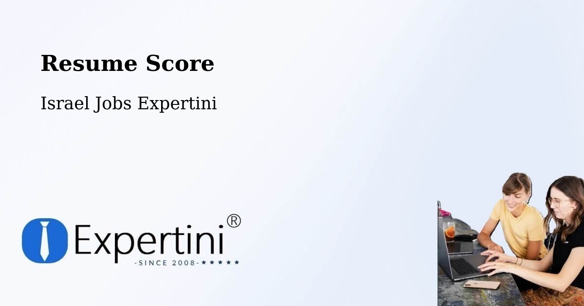 Resume Score & Job Description Match Tool – Lod - Israel Jobs Expertini